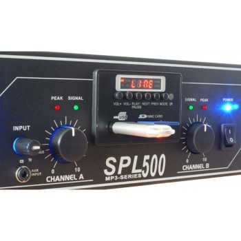 Плеър с усилвател SPL 500MP3 