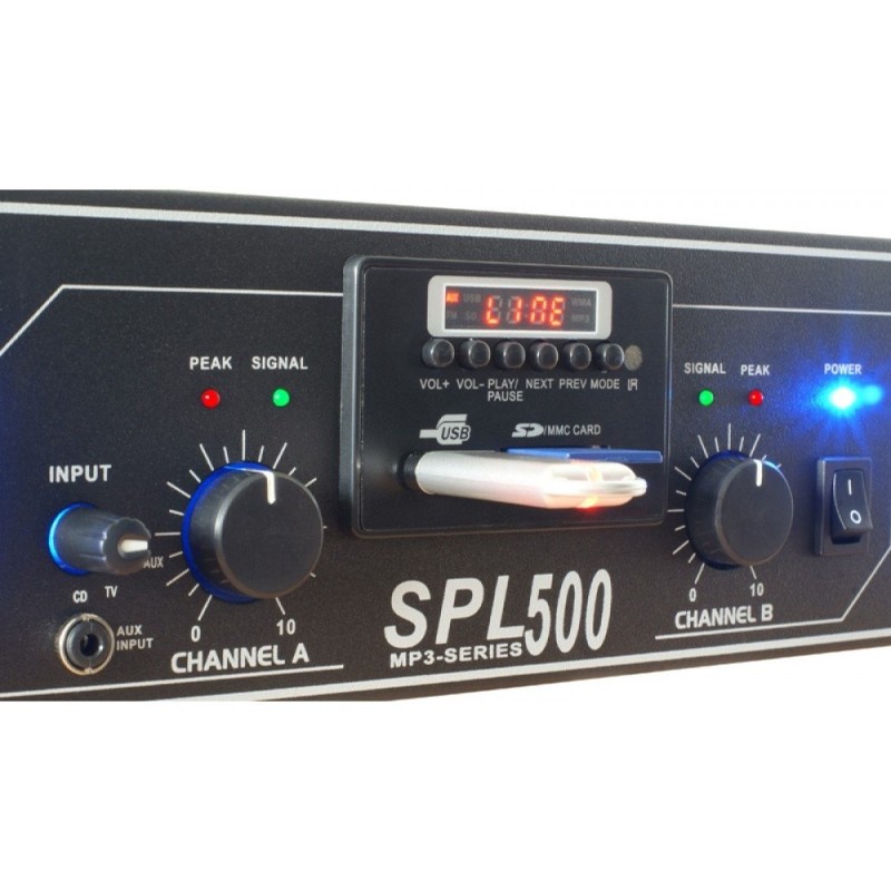 Плеър с усилвател SPL 500MP3 
